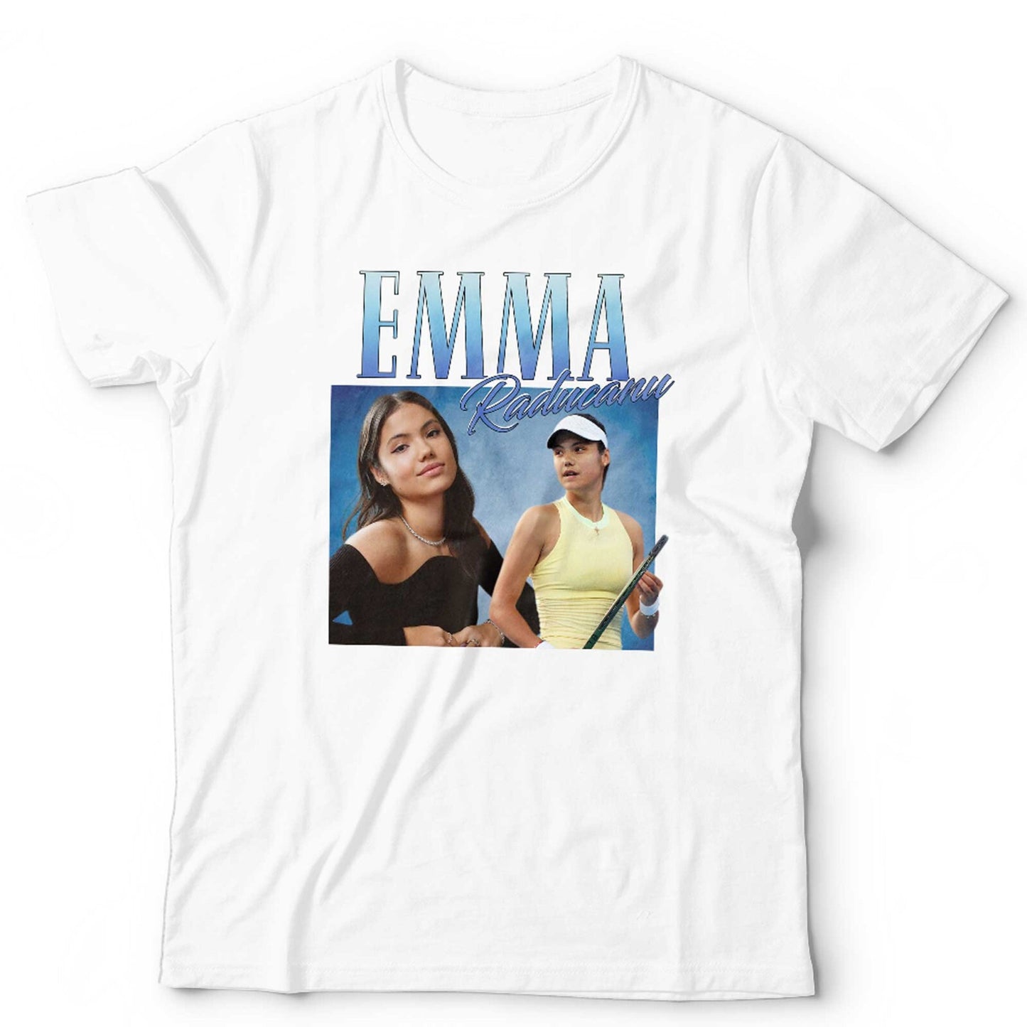 Emma Raducanu T Shirt Appreciation Unisex Throwback Homage Tennis Wimbledon