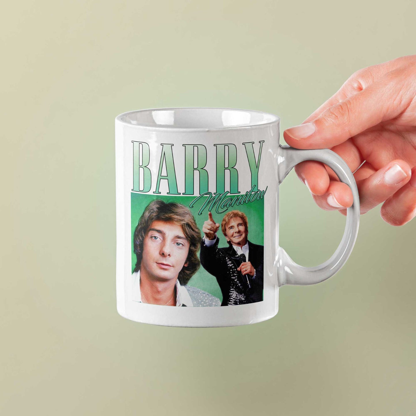 Barry Manilow Music Tea Coffee Coffee Mug - Funny Gift for Home and Office