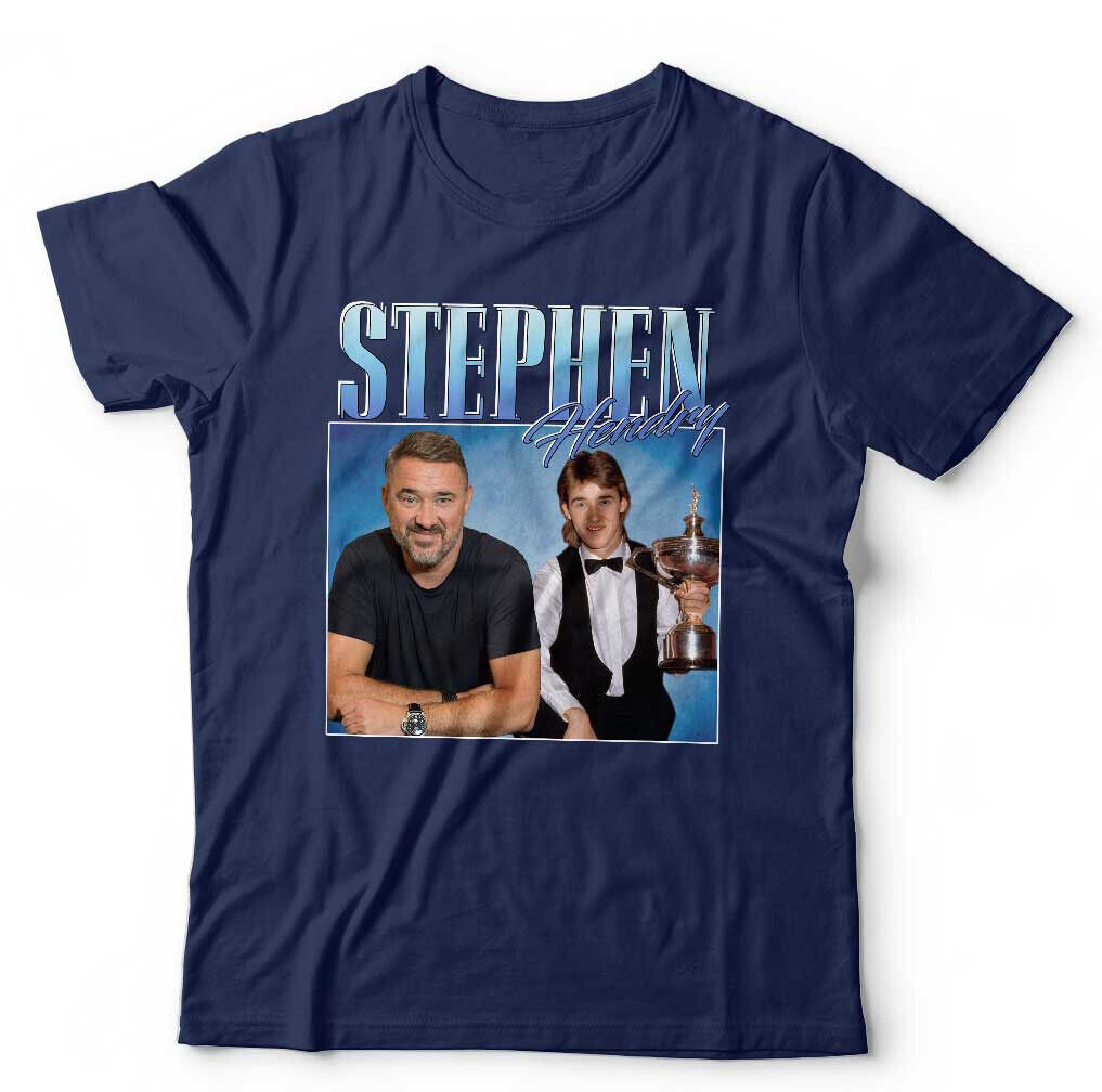 Stephen Hendry Tshirt Appreciation Unisex and Kids Snooker Throwback Homage Funny