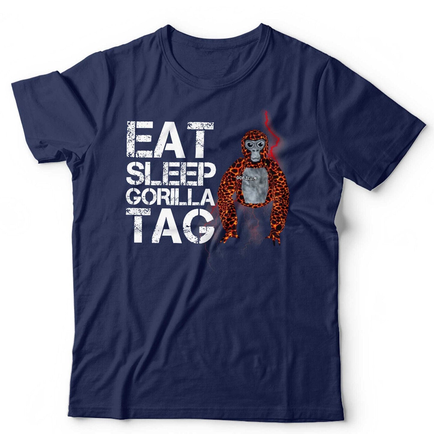 Gorilla Tag Tshirt Eat Sleep Unisex and Kids VR Gamer Gaming Video Game Funny