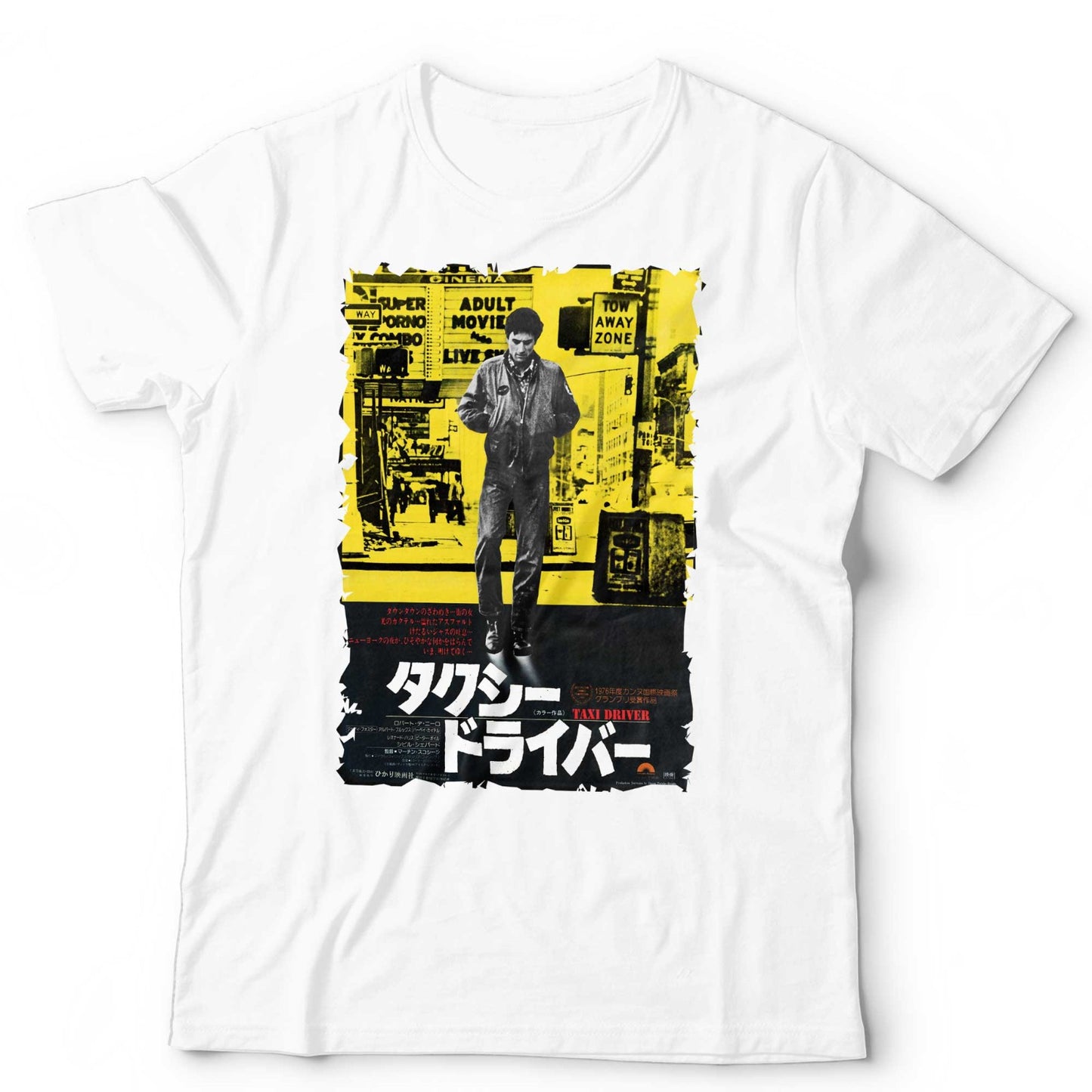 Taxi Driver Japanese Poster T Shirt Vintage Movie Graphic Tee Retro De Niro 70s