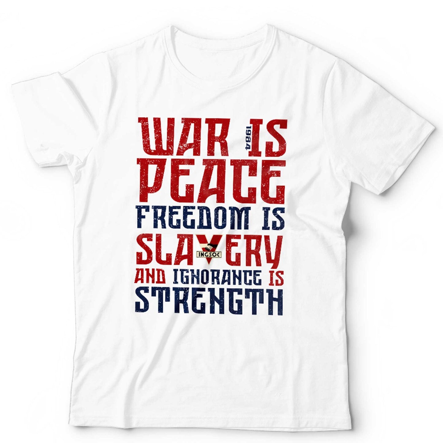 George Orwell 1984 T Shirt War Is Peace Unisex Big Brother INGSOC Retro Vintage