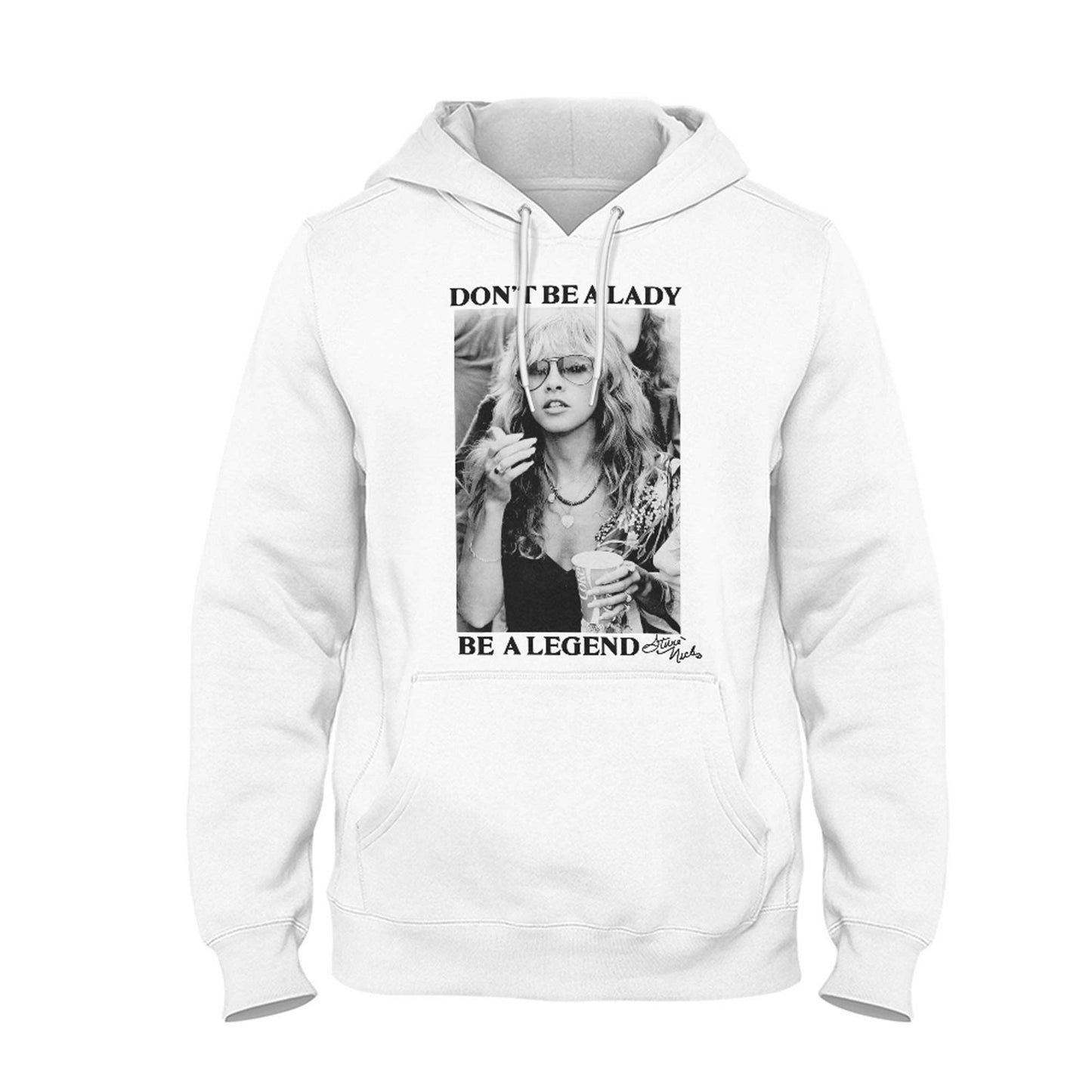 Stevie Nicks Retro Hoodie - Vintage 80s 90s Funny Graphic Tee Dont Be A Lady
