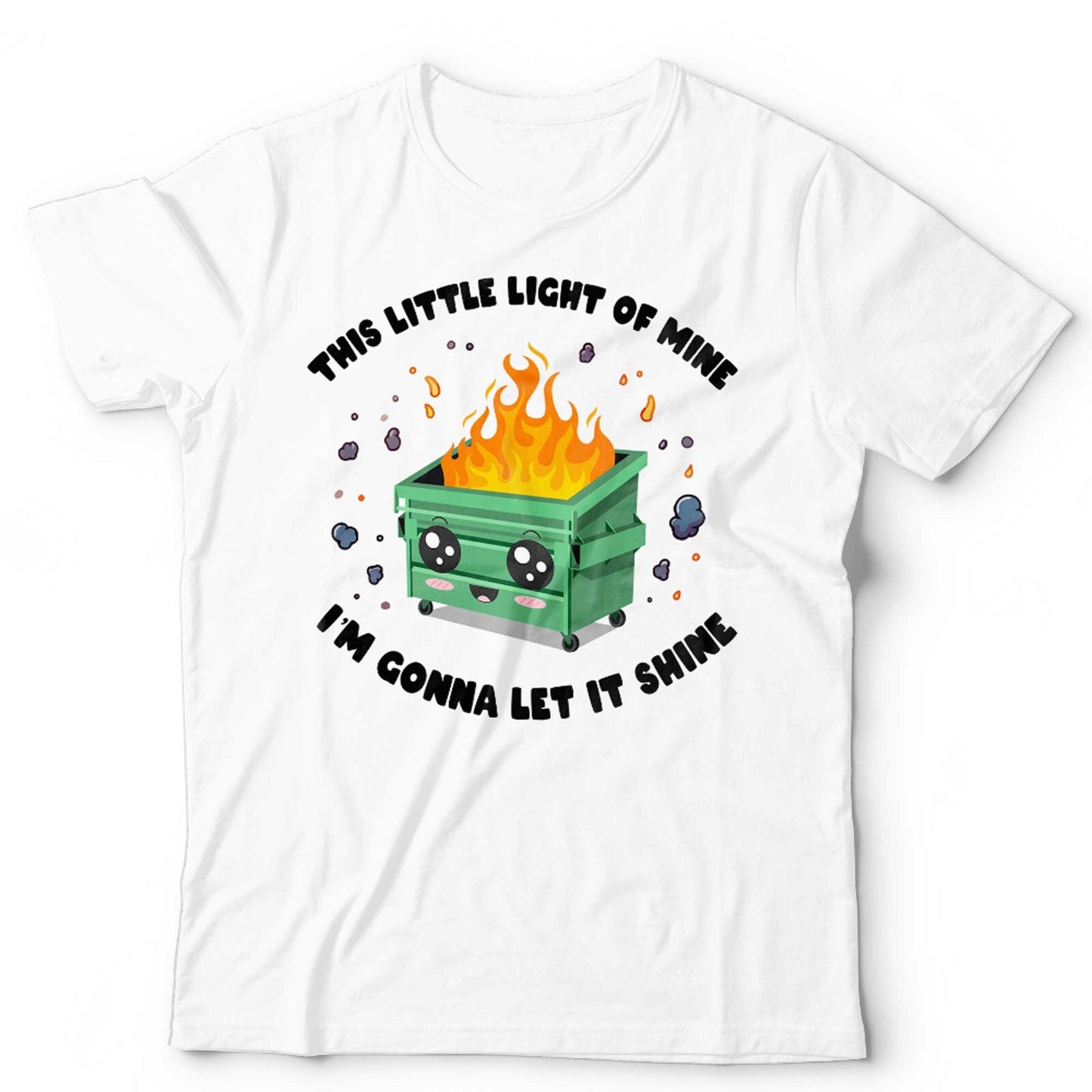Mental Health T Shirt This Little Light Of Mine Unisex andKids Funny Dumpster Fire