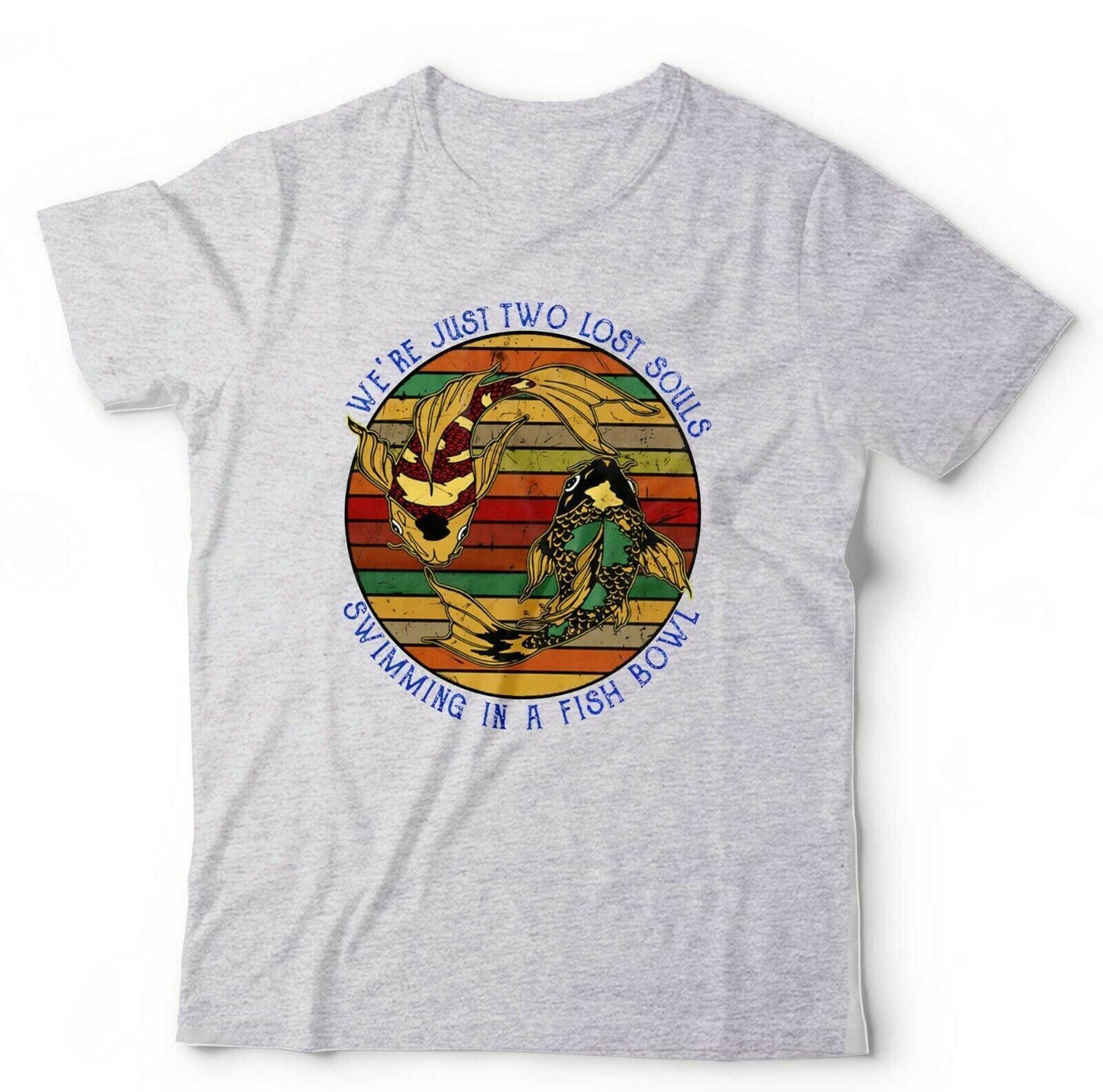 Two Lost Souls Fitted Tshirt Unisex Music Classic Rock Lyrics Floyd