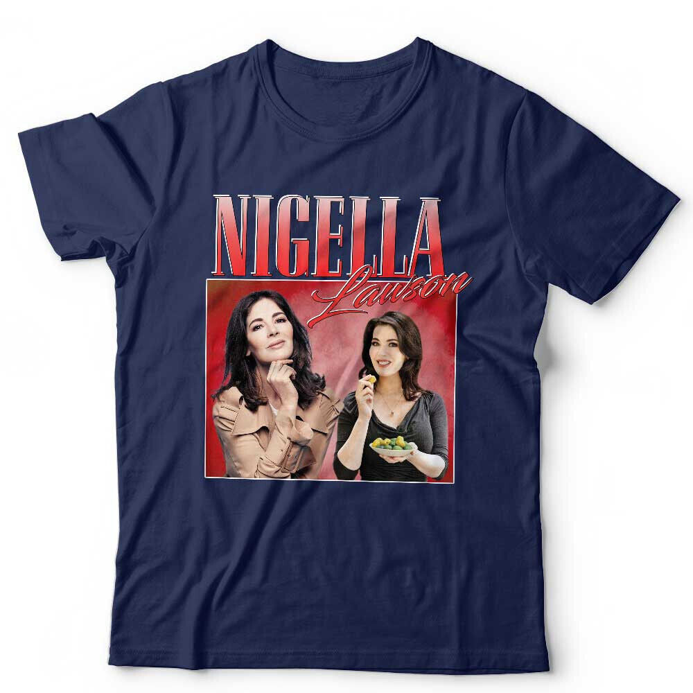 Nigella Lawson Tshirt Appreciation Unisex Throwback Homage Funny Cook Stag Hen