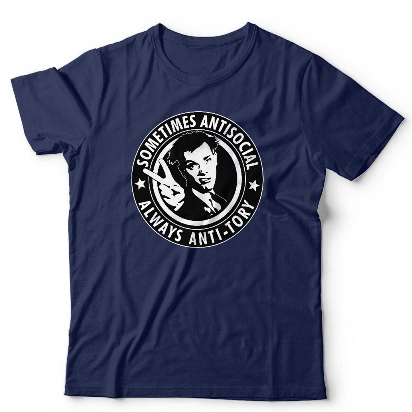 The Young Ones TShirt Sometimes Antisocial Always AntiTory Unisex Funny Rik