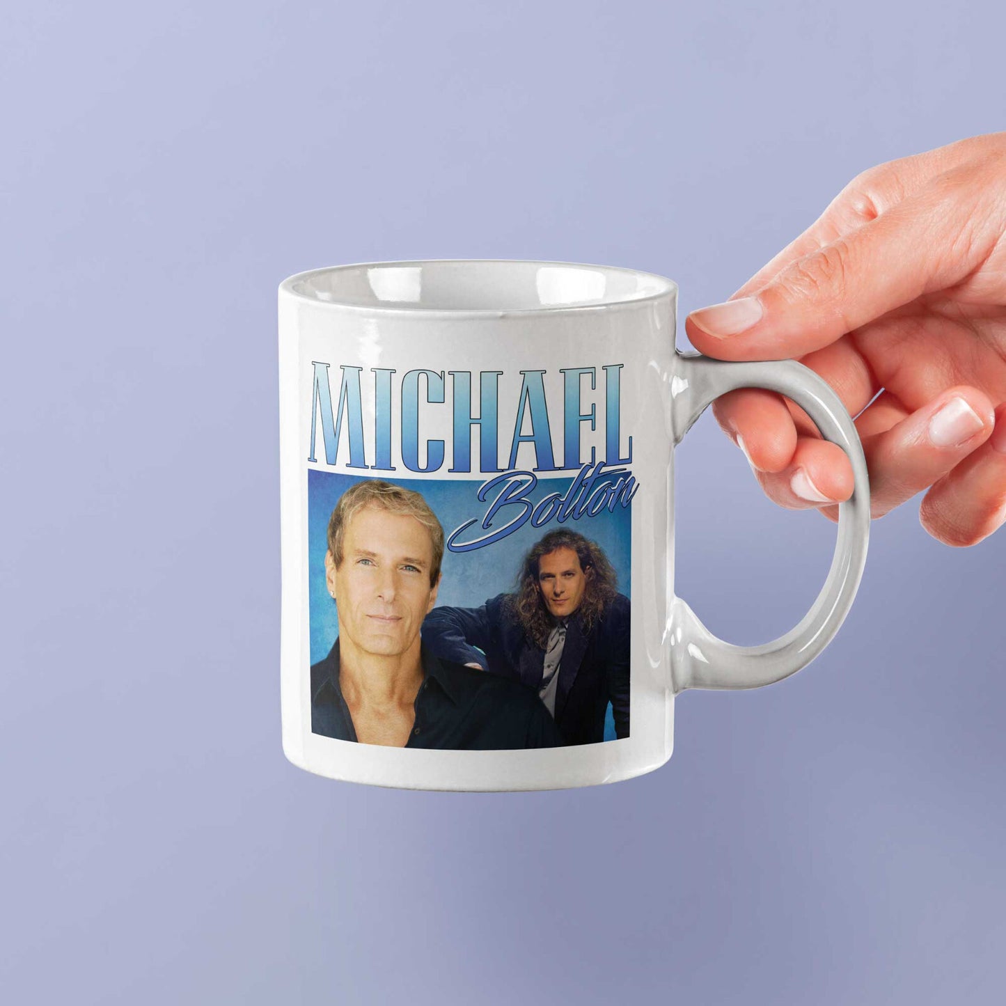 Michael Bolton Vintage Retro Coffee Mug - Funny Gift for Home and Office