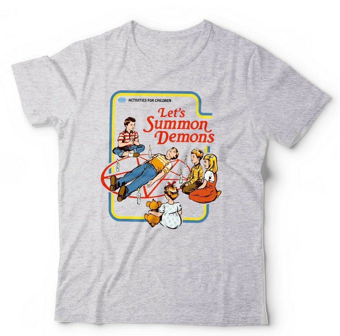 Lets Summon Demons Tshirt Unisex and Kids Funny Cartoon Retro Vintage