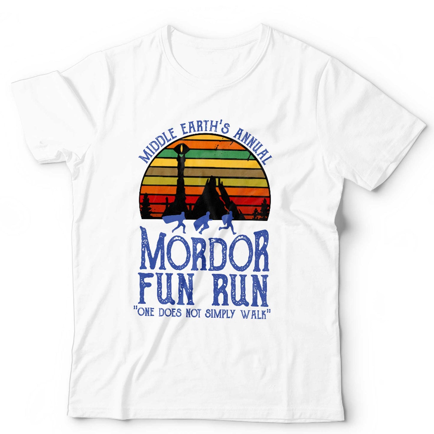 Mordor Fun Run Tshirt Unisex & Kids Middle Earth Parody LOTR