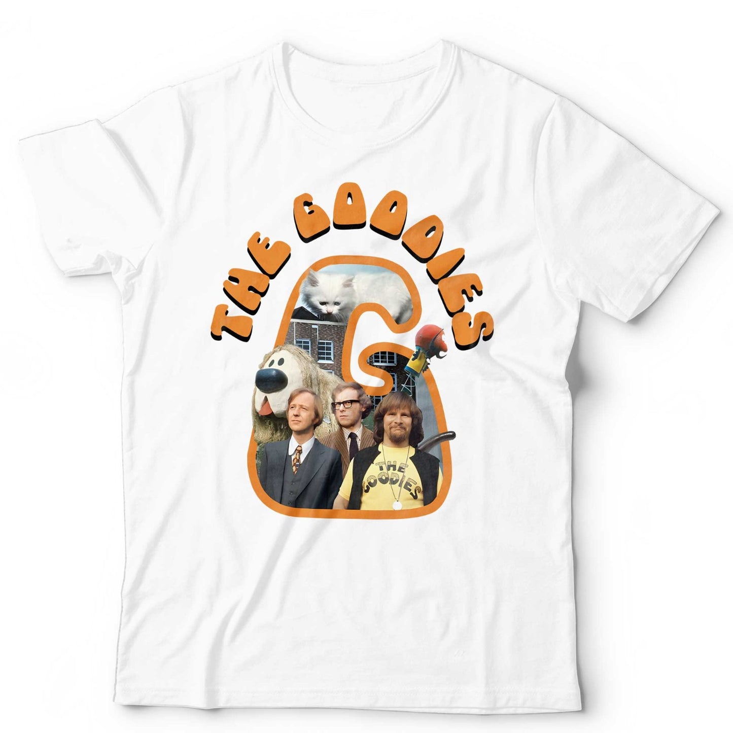 The Goodies T-Shirt 70s Retro British Comedy TV Series Bill Oddie Graeme Garden
