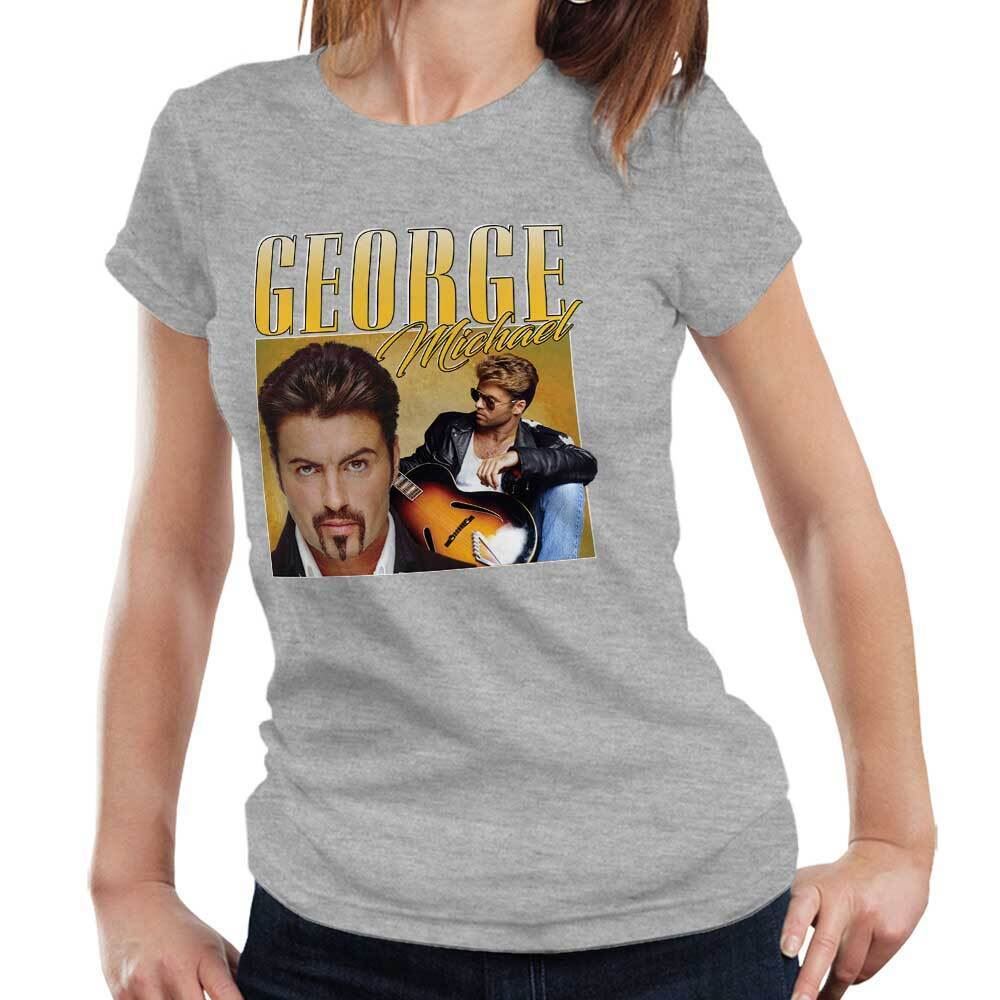 George Michael Appreciation Fitted Ladies TShirt