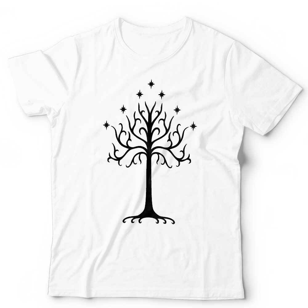 White Tree Of Gondor Tshirt Unisex Middle Earth Tolkien