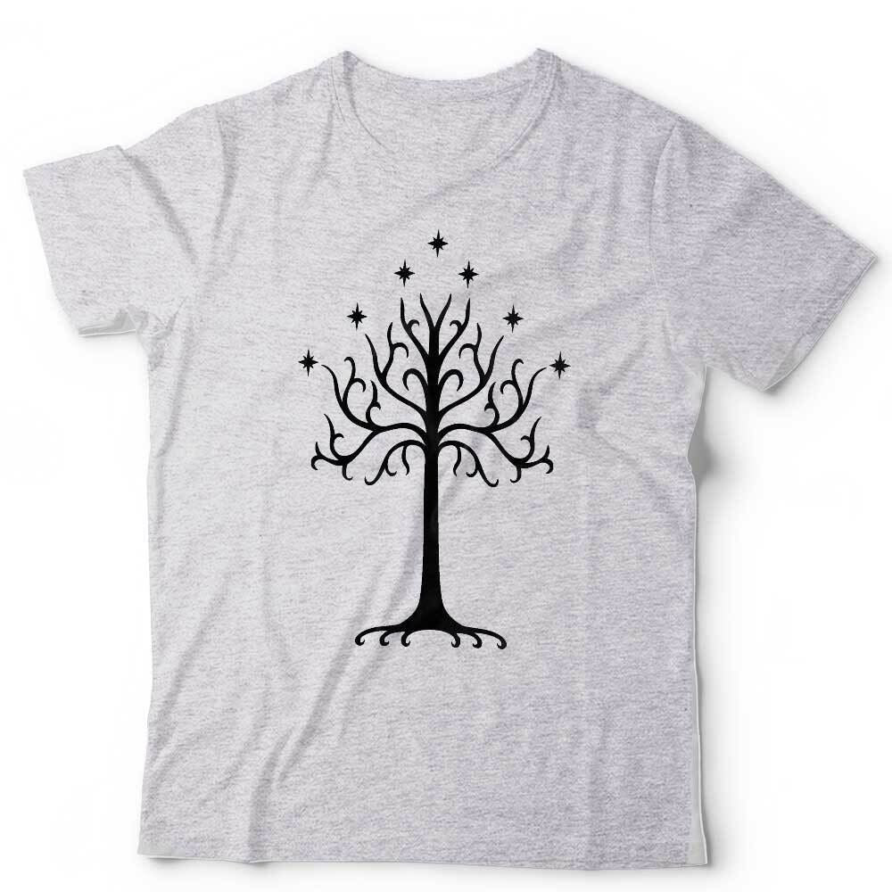 White Tree Of Gondor Tshirt Unisex Middle Earth Tolkien