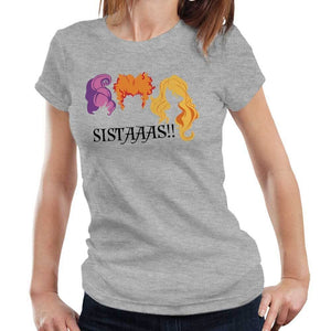 Hocus Pocus Sistaaas Tshirt Fitted Ladies