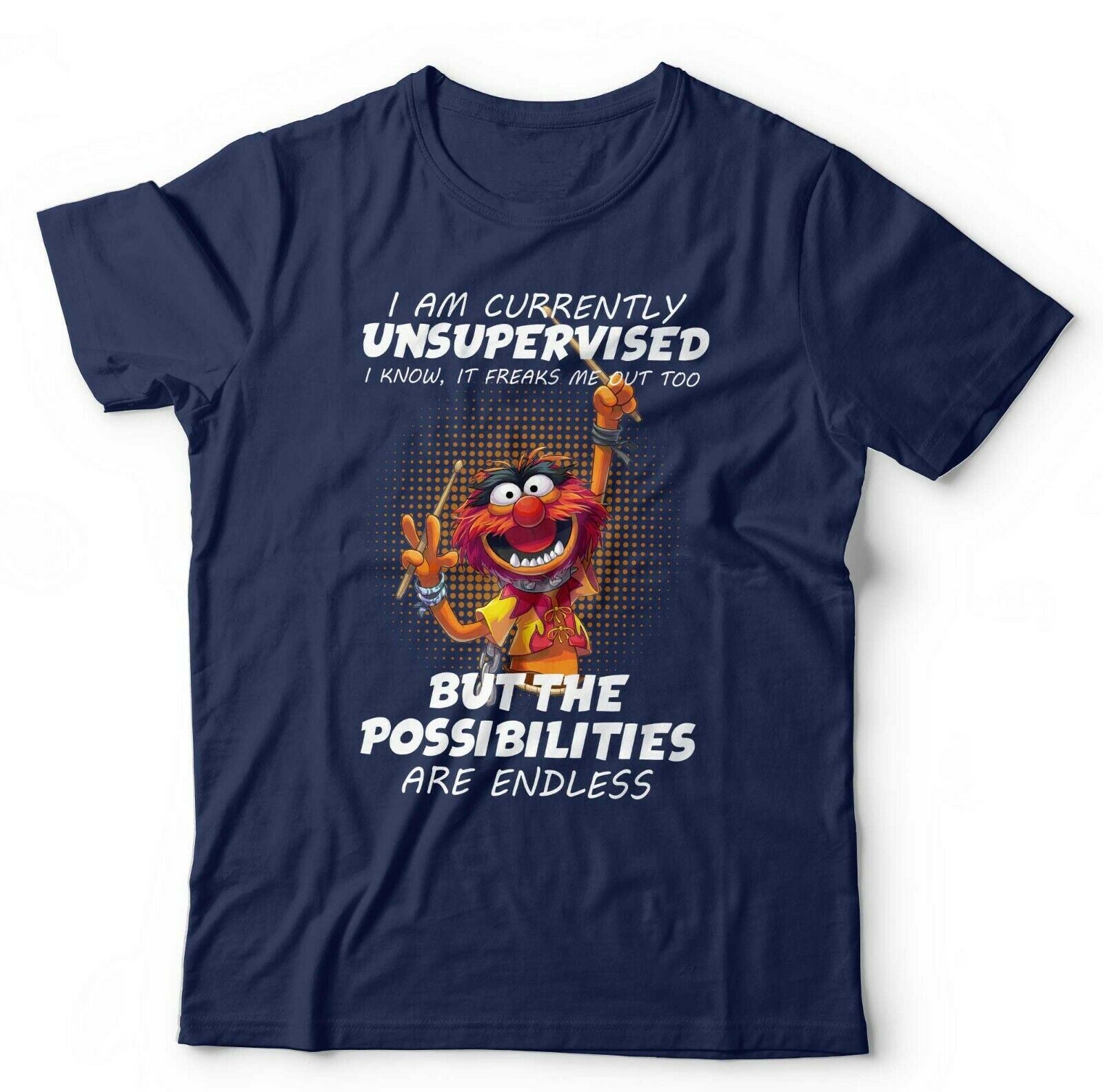 I Am Currently Unsupervised Animal Tshirt Unisex & Kids