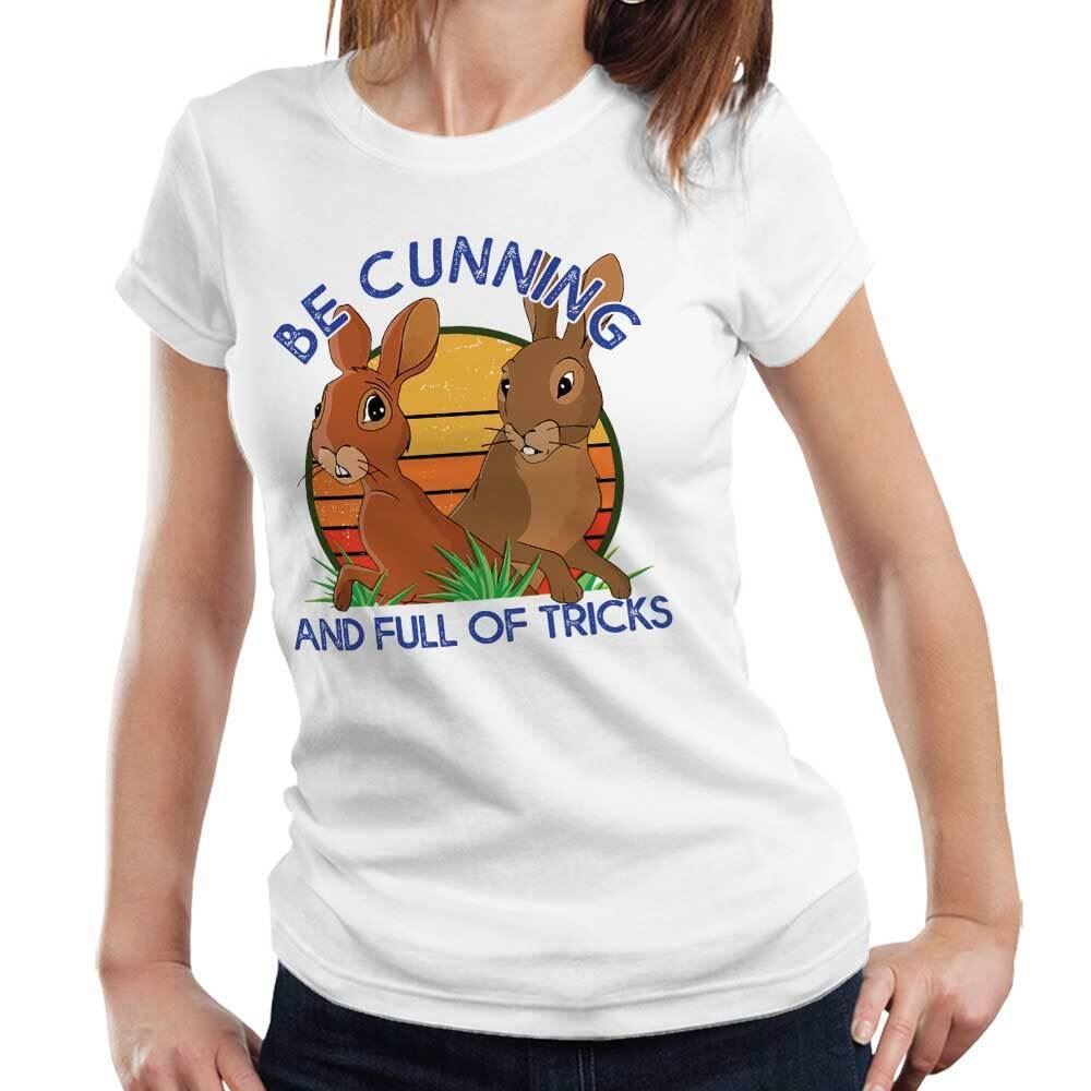 Be Cunning, And Full Of Tricks Fitted Ladies Tshirt