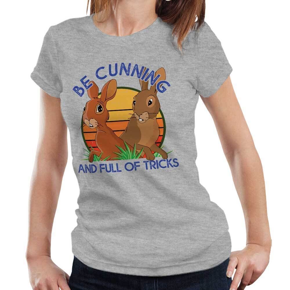 Be Cunning, And Full Of Tricks Fitted Ladies Tshirt