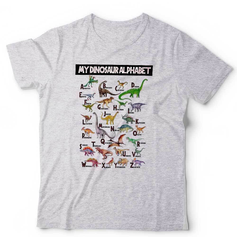 My Dinosaur Alphabet Unisex & Kids Tshirt Dinosaurs Cute Dino Fun