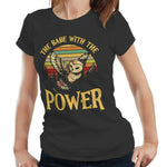 David Bowie Labyrinth Tshirt The Babe With The Power Semi Fitted Ladies