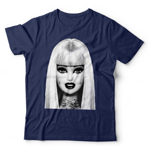 Barbie Piercing Punk Tshirt Unisex