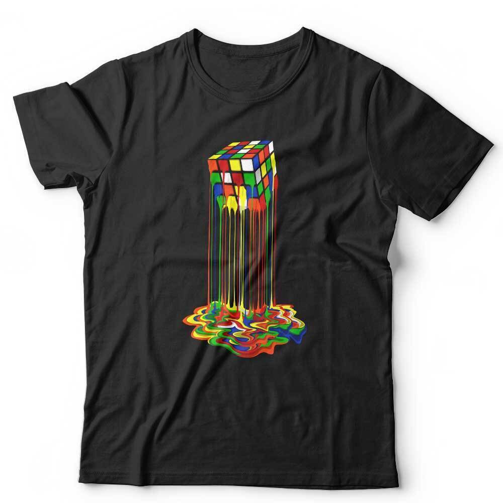Melted Rubik Cube Tshirt Unisex