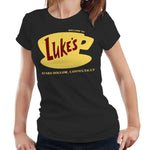 Lukes Coffee Diner TShirt Semi Fitted Ladies