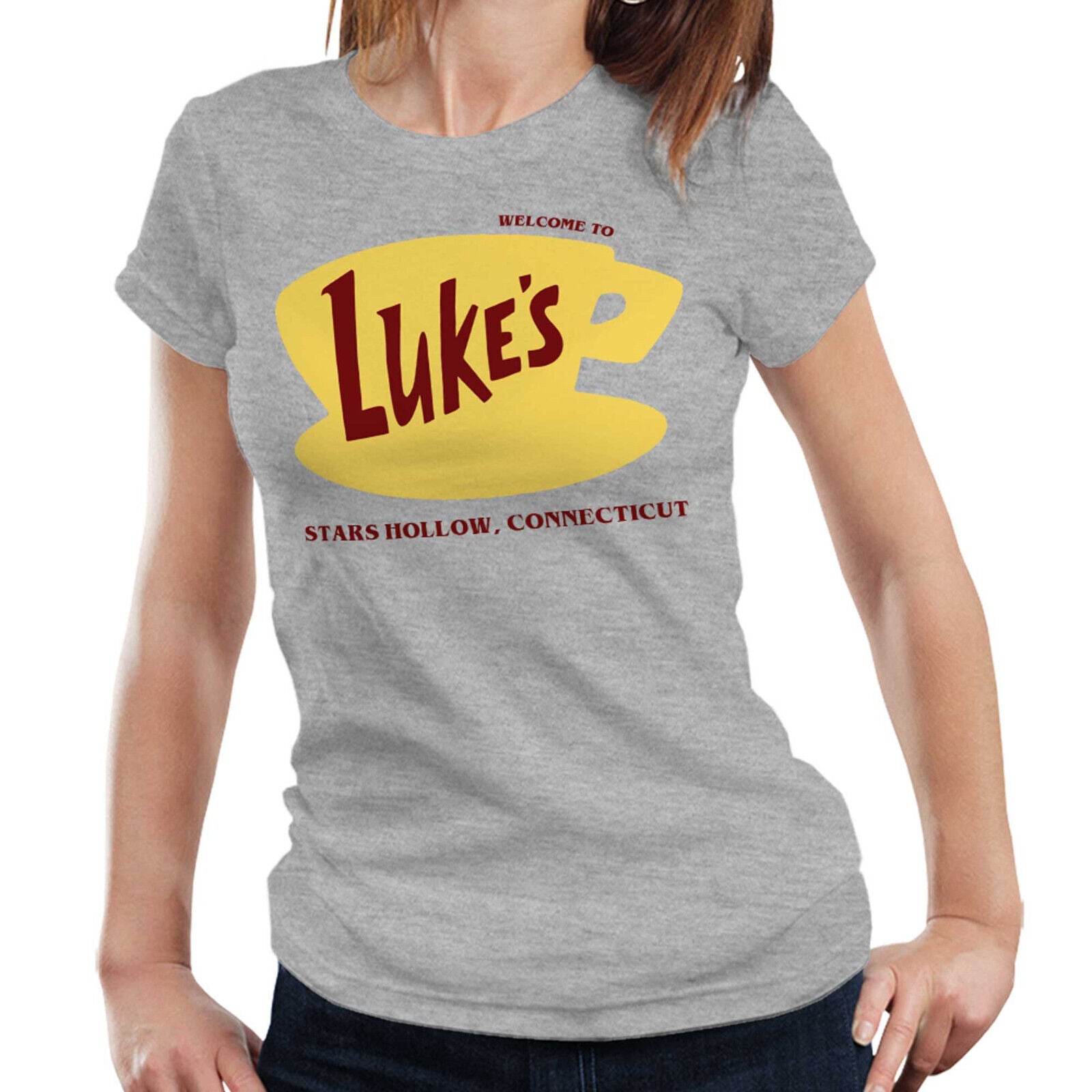 Lukes Coffee Diner TShirt Semi Fitted Ladies