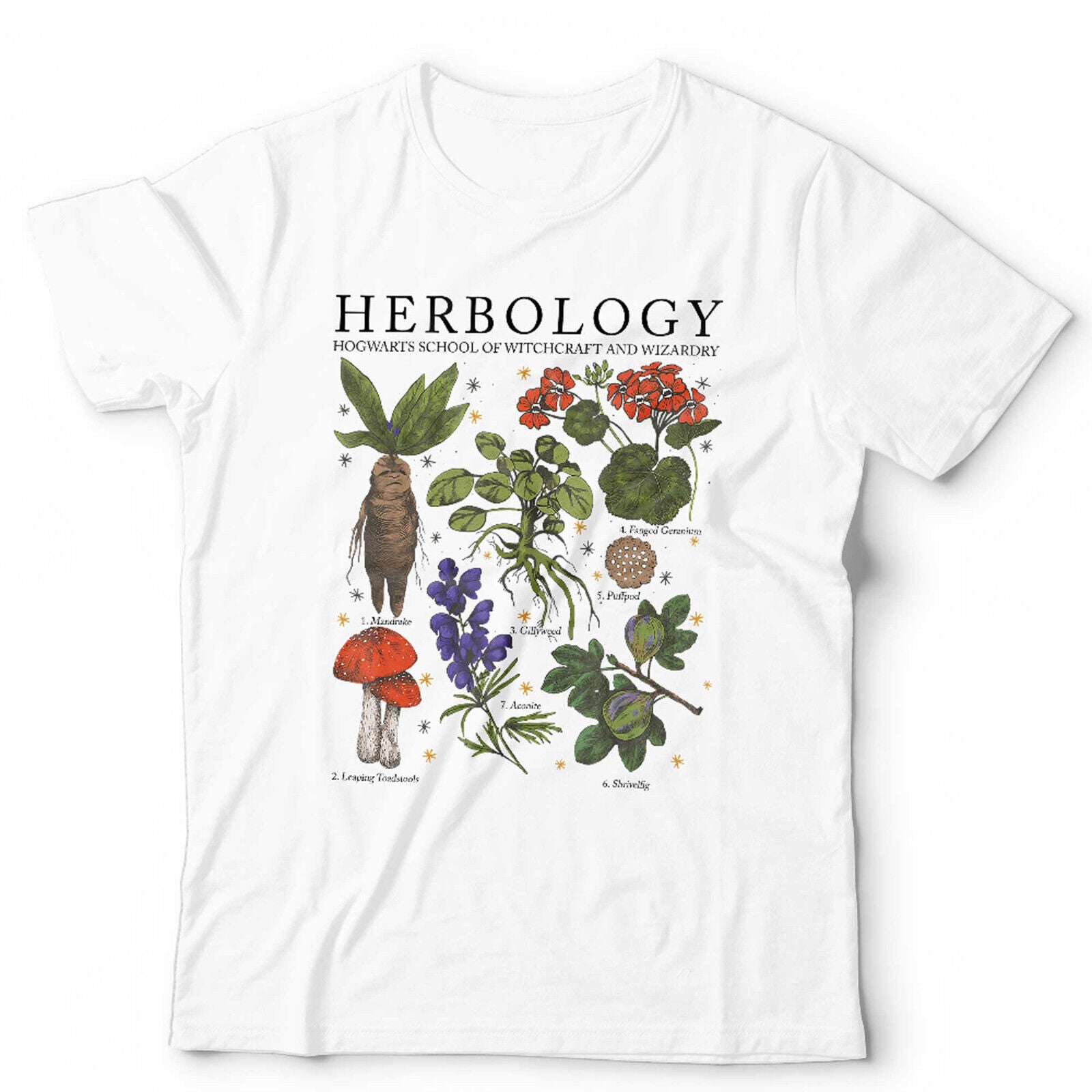 Herbology Witchcraft Tshirt Unisex