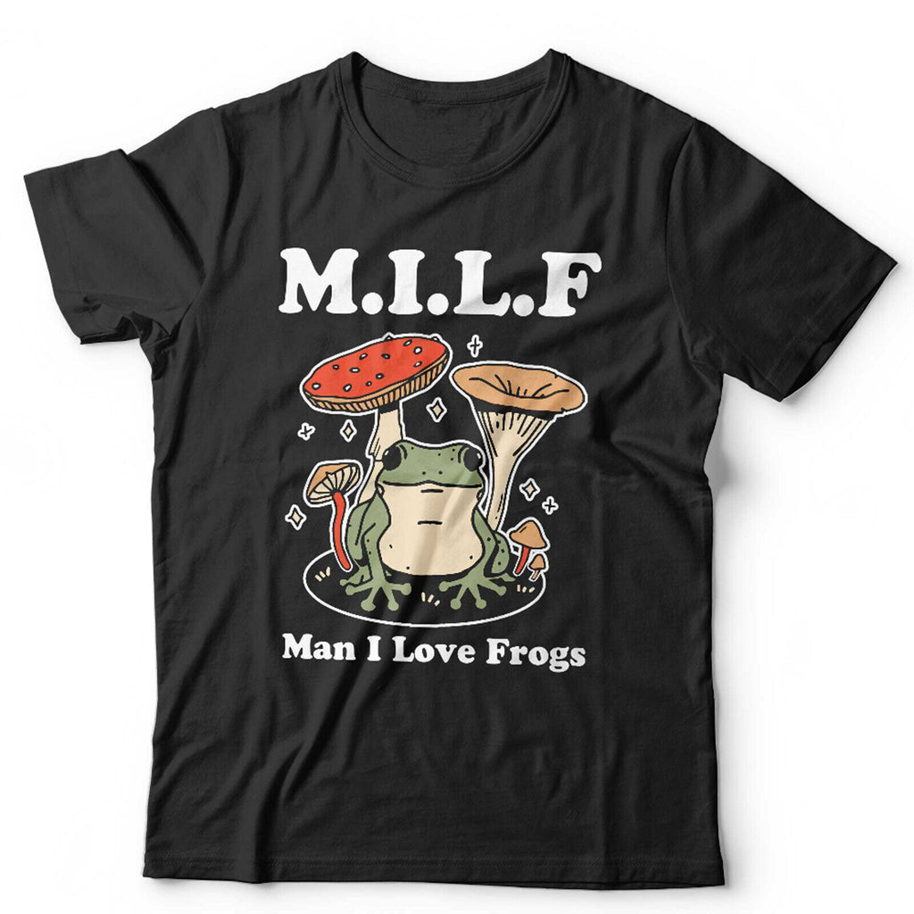 NEW MILF Man I Love Frogs Unisex Tshirt