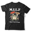 NEW MILF Man I Love Frogs Unisex Tshirt