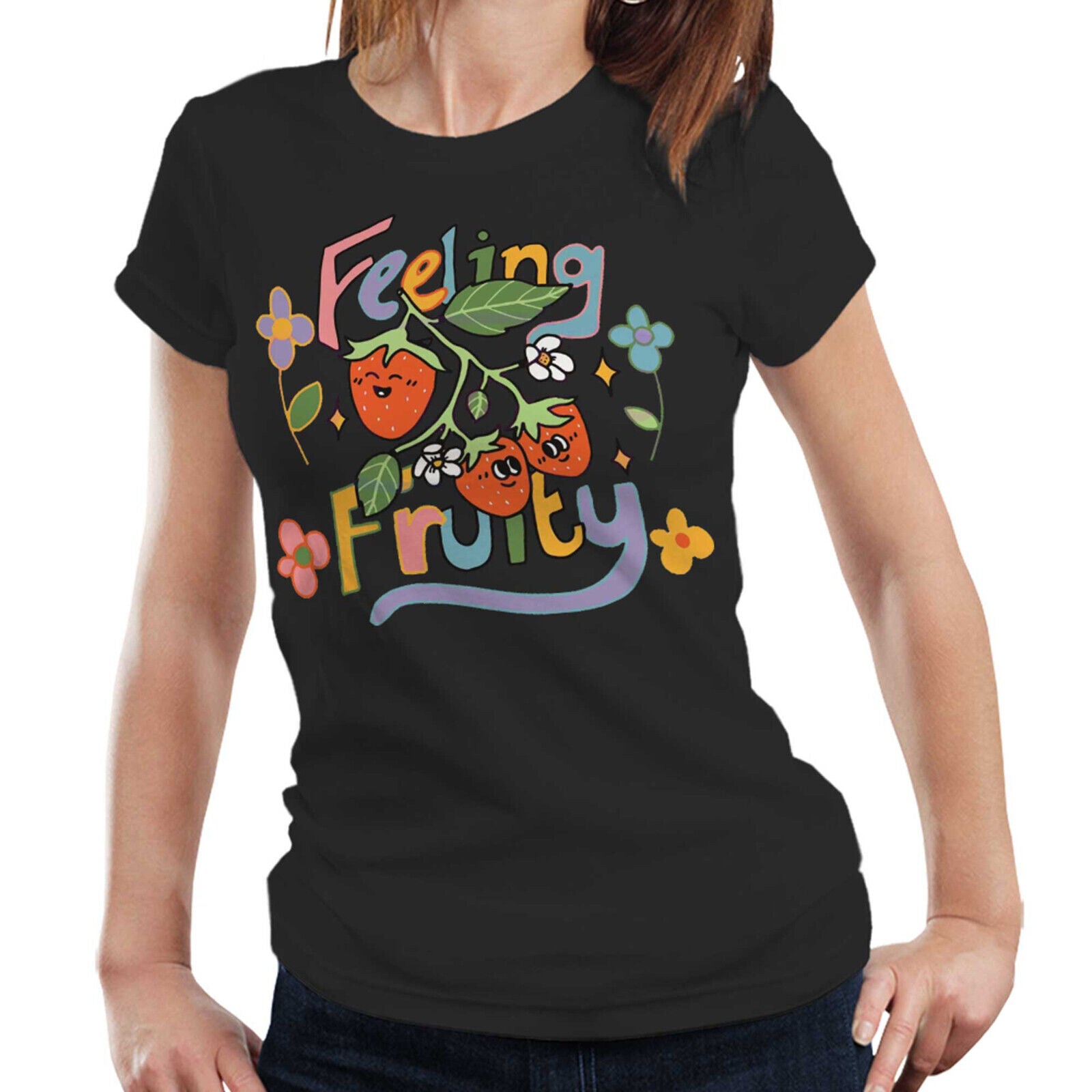 Feeling Fruity Tshirt Semi Fitted Ladies