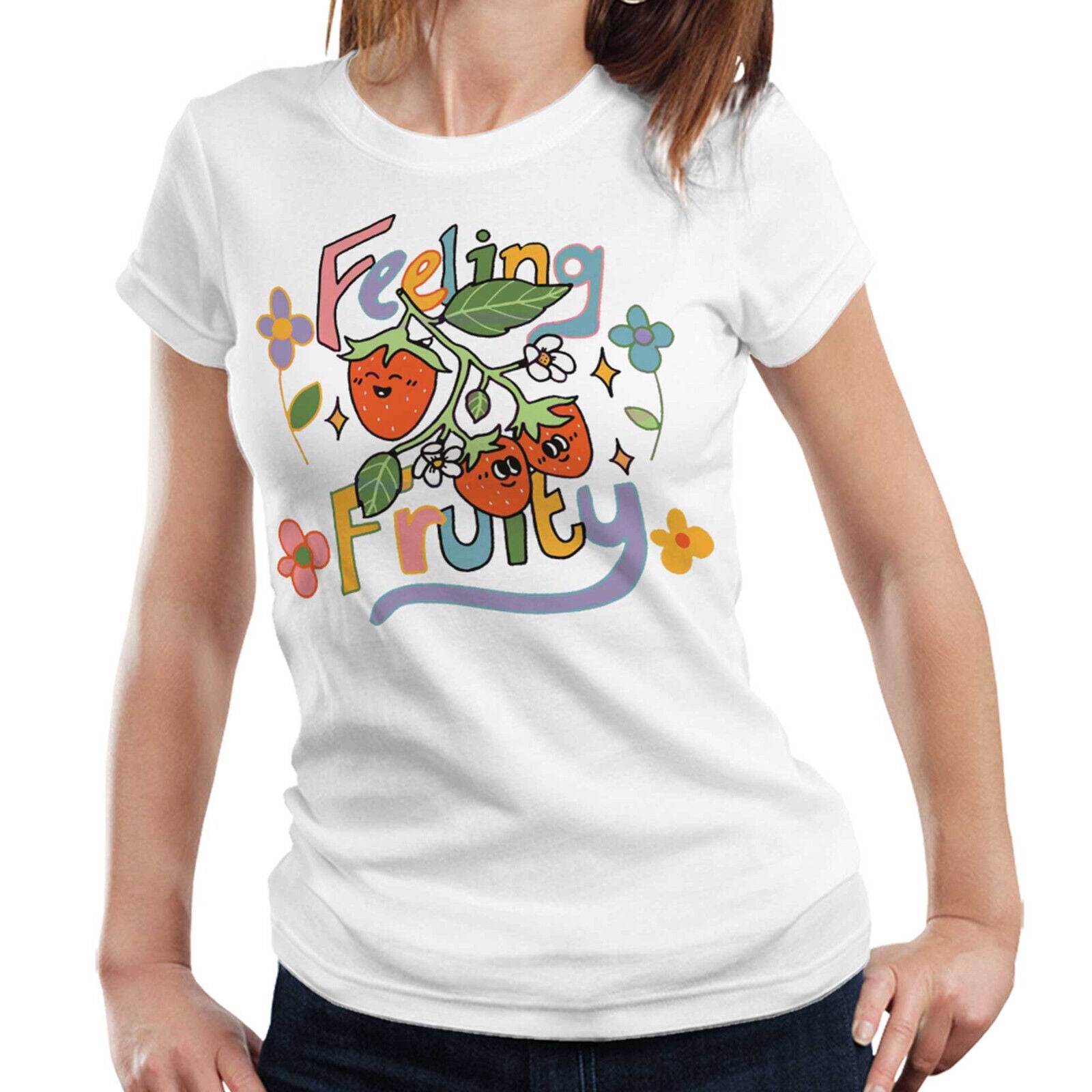 Feeling Fruity Tshirt Semi Fitted Ladies