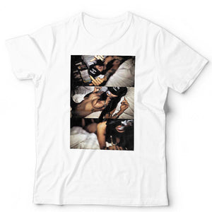 Sexy Weed Smoking Tattoo Lady Tshirt Unisex