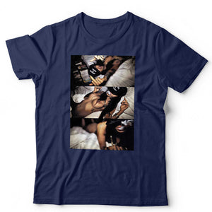 Sexy Weed Smoking Tattoo Lady Tshirt Unisex
