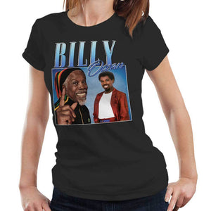 Billy Ocean Tshirt Appreciation Semi Fitted Ladies