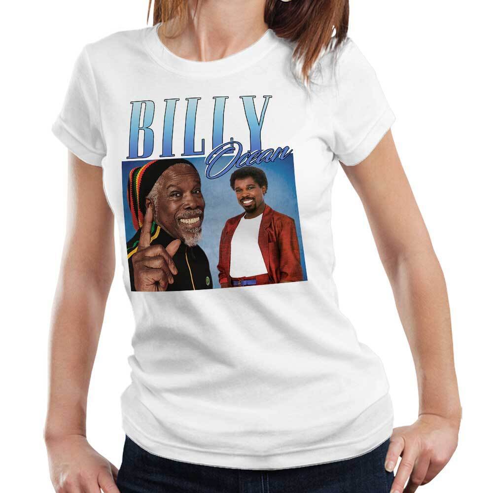 Billy Ocean Tshirt Appreciation Semi Fitted Ladies