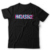 House Music Glitch Logo Unisex Tshirt