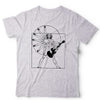 Vitruvian Guitar Man Tshirt Unisex