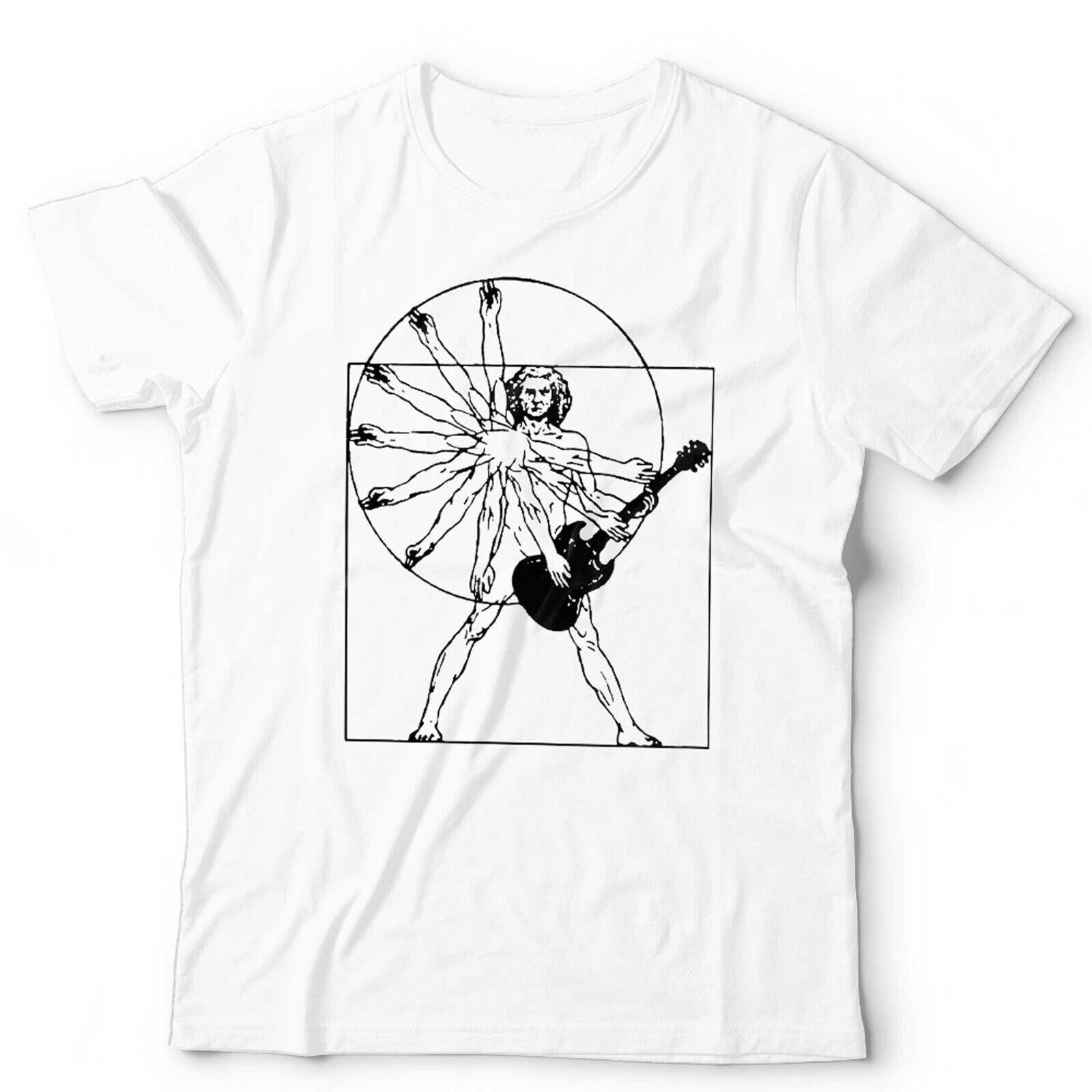 Vitruvian Guitar Man Tshirt Unisex