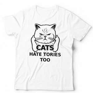 Cats Hate Tories Too Tshirt Unisex