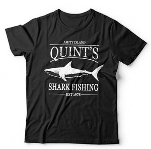 Quints Shark Fishing Tshirt Unisex