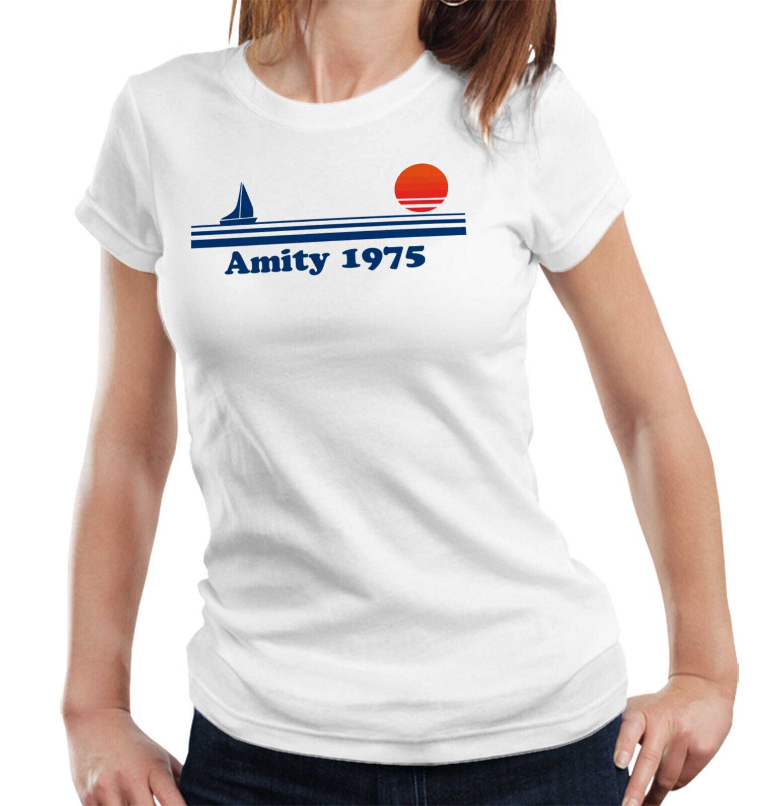 Amity 1975 Tshirt Semi Fitted Ladies