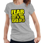 Cobra Kai Tshirt Fear Does Not Exist In This Dojo Semi Fitted Ladies