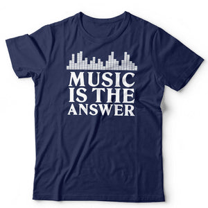 NEW Music Is The Answer TShirt Unisex