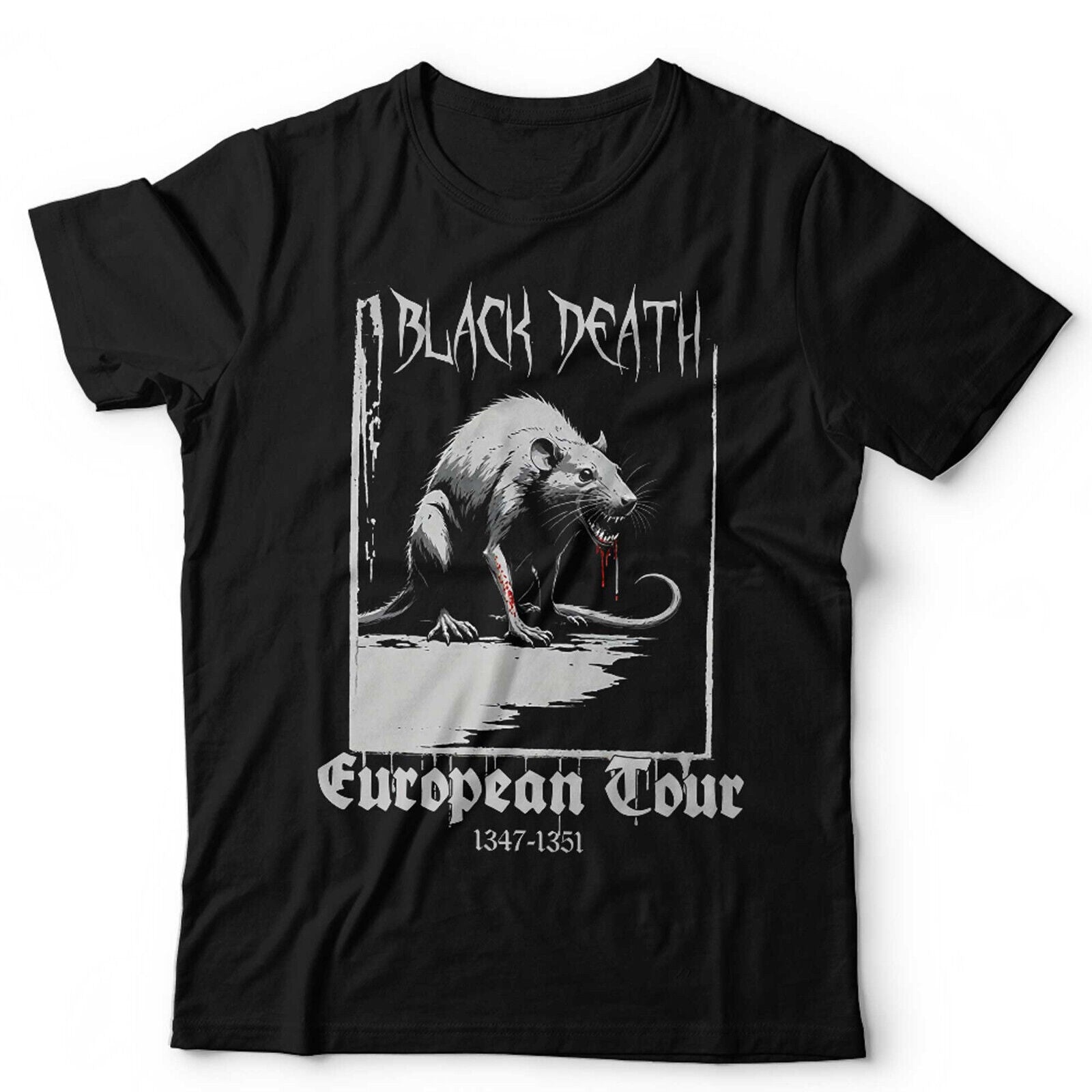 Black Death European Tour Tshirt Unisex