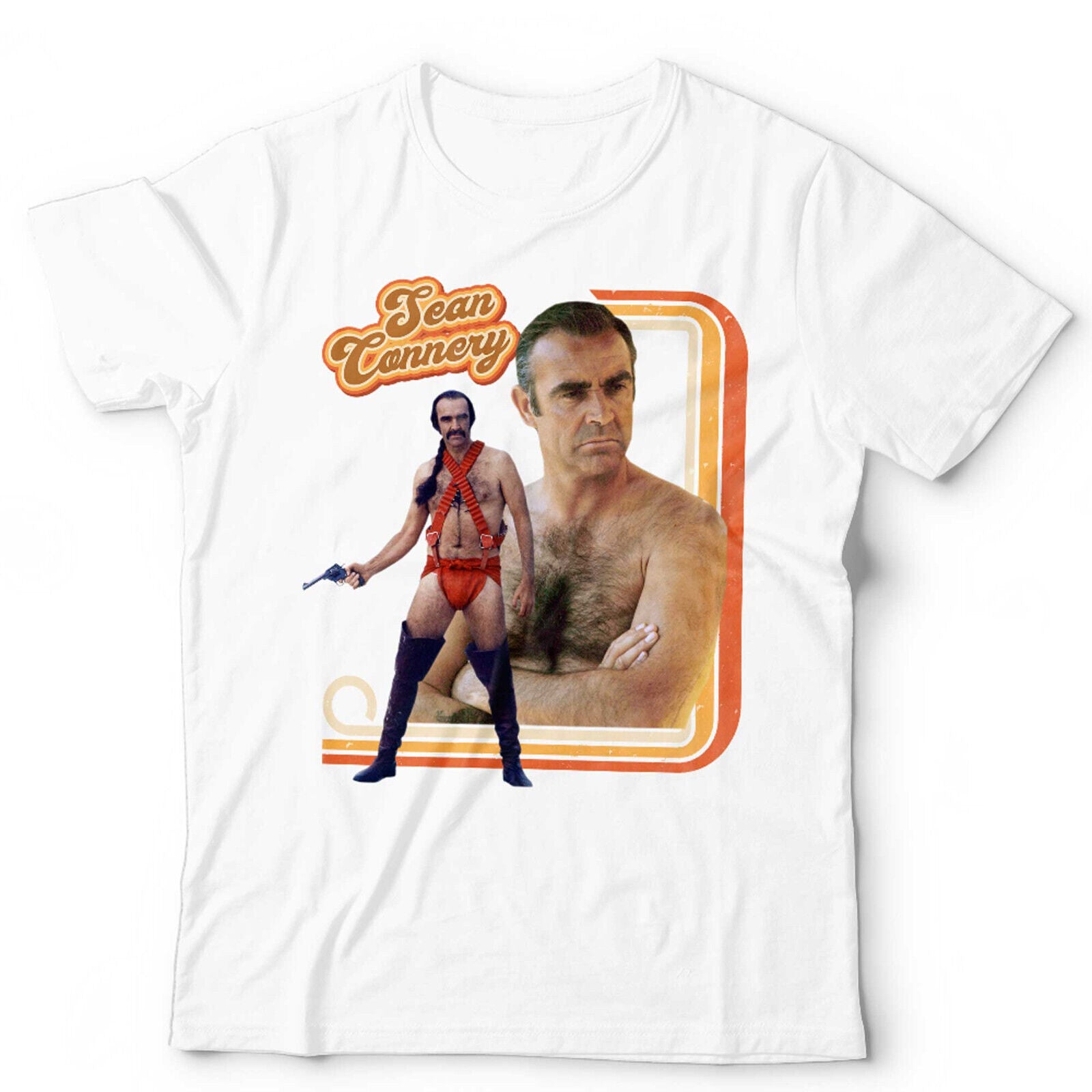 Sean Connery 70s Retro Star Tshirt Unisex