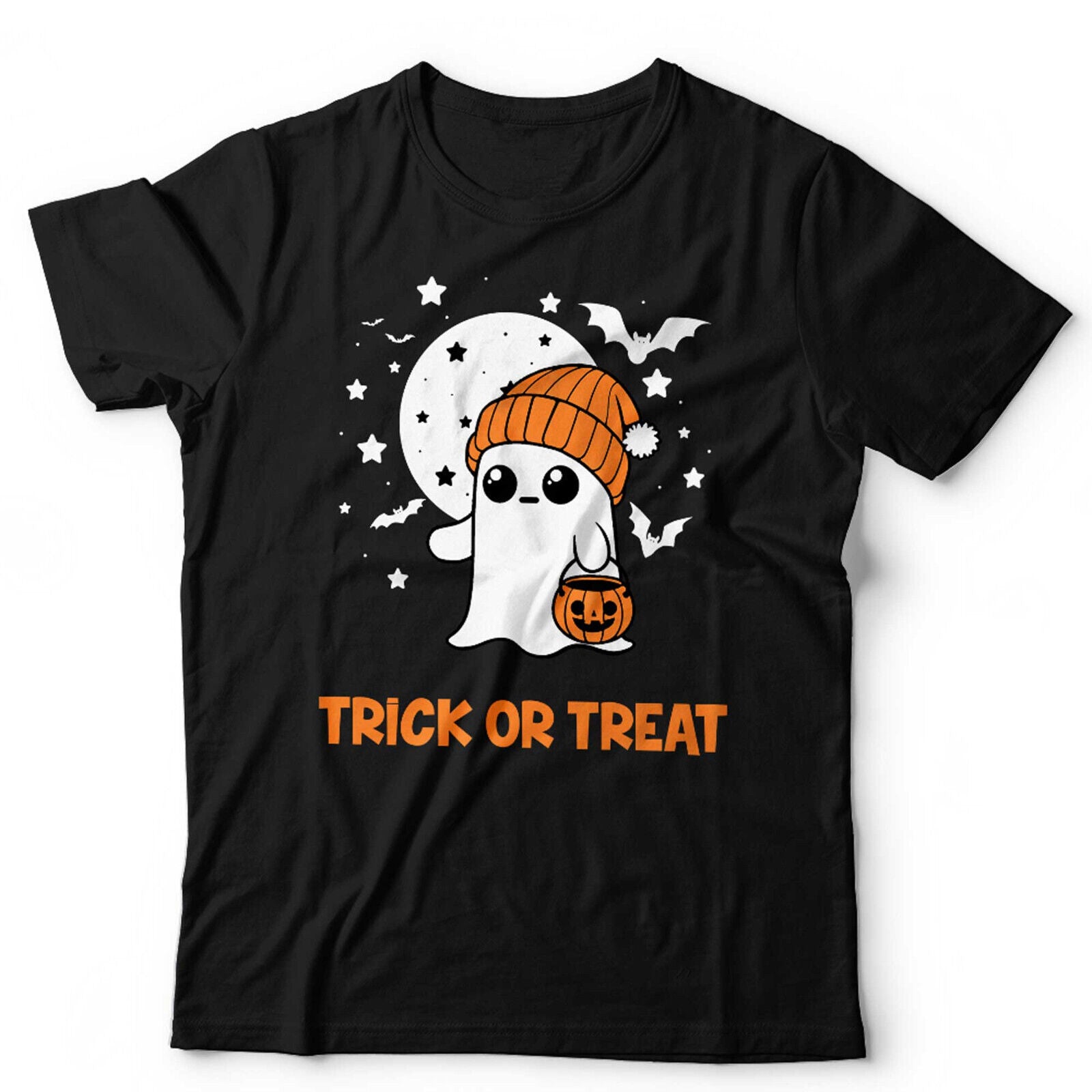 Tick Or Treat Ghost Tshirt Unisex