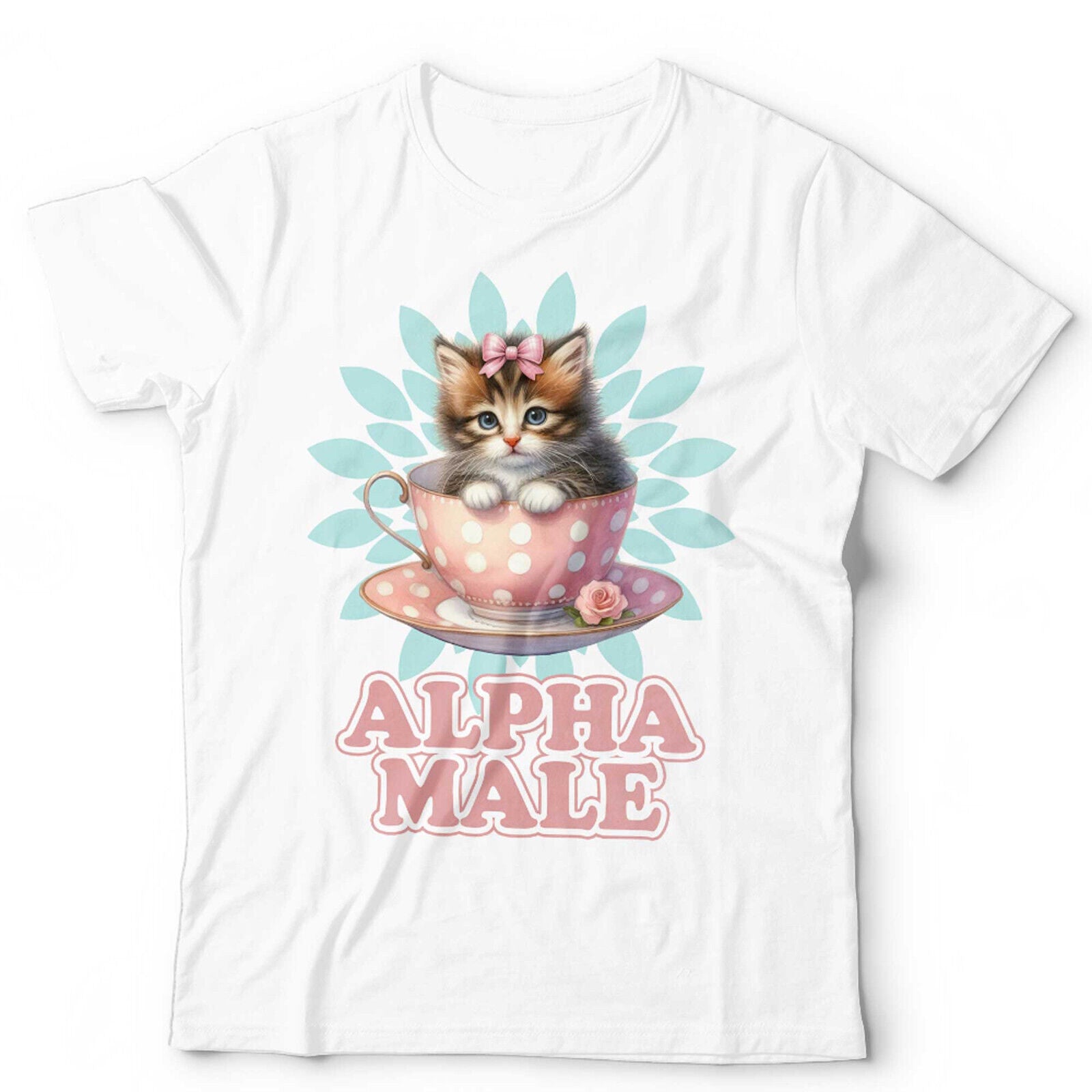 Alpha Male Cat Cup Tshirt Unisex