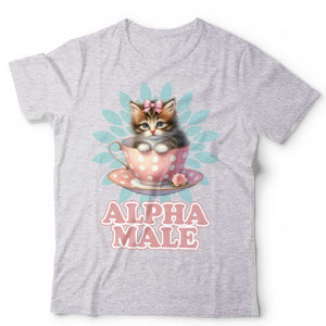 Alpha Male Cat Cup Tshirt Unisex